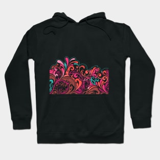 Abstract Floral Design 14 Hoodie